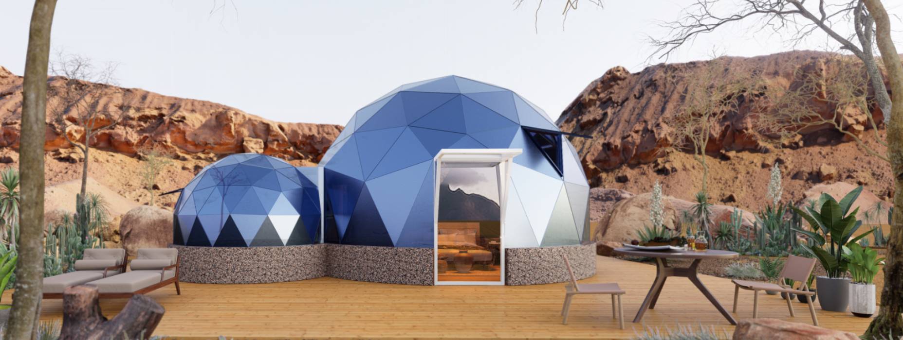 富锦市球形智能光伏玻璃星空房